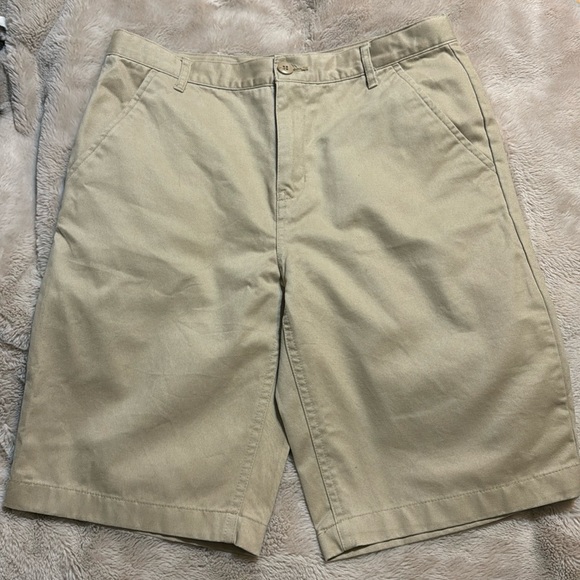 Husky Khaki Adjustable Waist Shorts - Picture 1 of 4